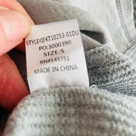 DRESS UP Vintage Wash Oversized Top with Raw Edge Details - Picture 13 of 13